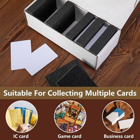 30 Pcs Card Dividers Foam - 40D High Elasticity Sponge Trading Card Separators for Storage Boxes