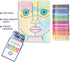 Packs 10 24 Color Swell Bulk Crayons - Boxes of Vibrant Colors of Teacher Quality Durable for Home and School