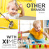 Ximenia Safety Magnetic Cabinet Locks, 8 Locks 2 Keys for Childproofing Drawers and Cabinets