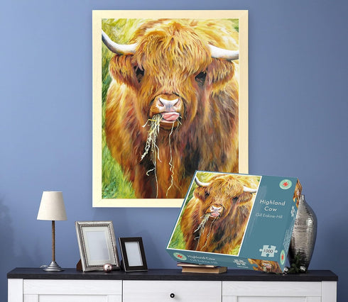 1000 Piece Jigsaw Puzzle for Adults - Highland Cow by Gill Erskine-Hill