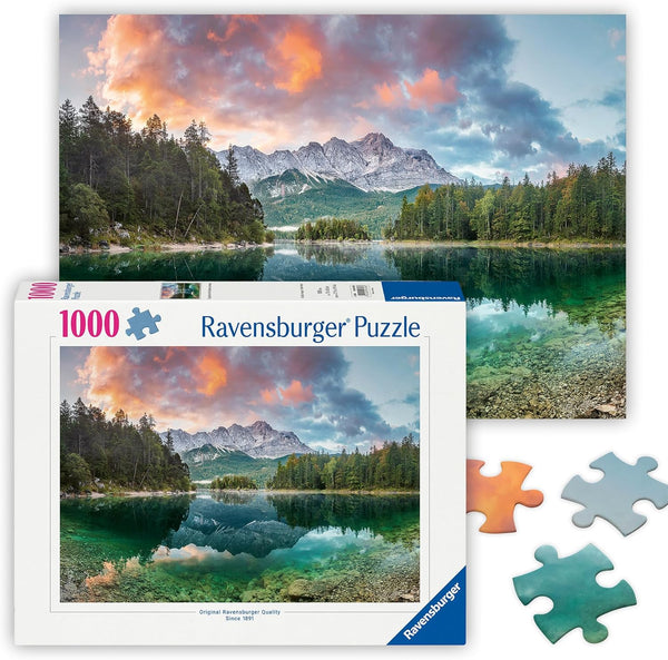 Ravensburger - Eibsee Lake, Germany - 1000 Piece Jigsaw Puzzle - Stunning,