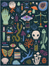 Galison Occult and Curious – 1000 Piece Glow in The Dark Jigsaw Puzzle of Creepy and Spooky Objects