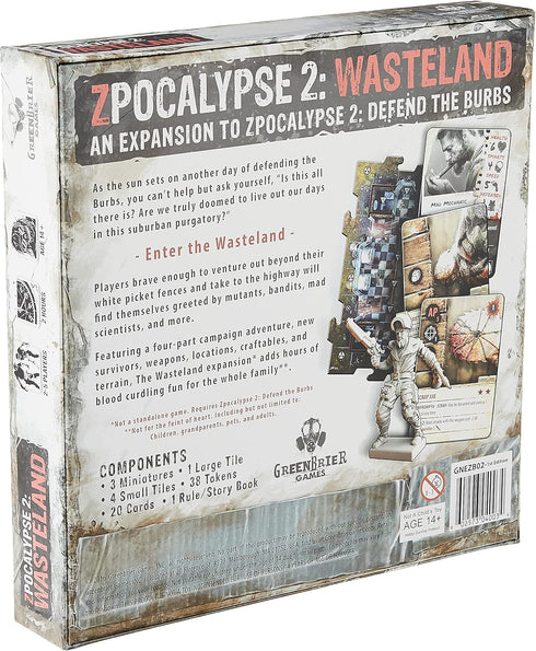 Zpocalypse 2: Wasteland Board Games