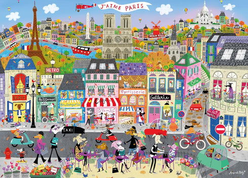 Ceaco - Shop Windows - Paris Windows 1000 Piece Jigsaw Puzzle
