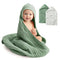 Baby Bath Towels, 100% Muslin Cotton Hooded Baby Towels for Newborn, 2