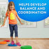 NATIONAL GEOGRAPHIC Stepping Stones for Kids, Durable Non-Slip Balance Stones for Toddler Gross Motor Skills, Indoor &