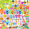 OCTERIC 330Pcs Colorful Prefilled Plastic Easter Set, 110 Plactic Eggs Filled with 220