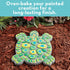 MindWare Turtle Stepping Stone Kit: Paint Your Own Stepping Stones for Kids Craft Kit Includes Paint, Brushes