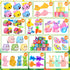 OCTERIC 360 Set, 120 240 Pcs Pastel Prefilled Easter Toy Plastic Eggs Filled with Assorted Toys Stickers for Kids Boys