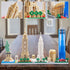 New York Skyline Micro Building Blocks Set, City Architecture Model Kit for Adults and Kids, 3452 Pieces