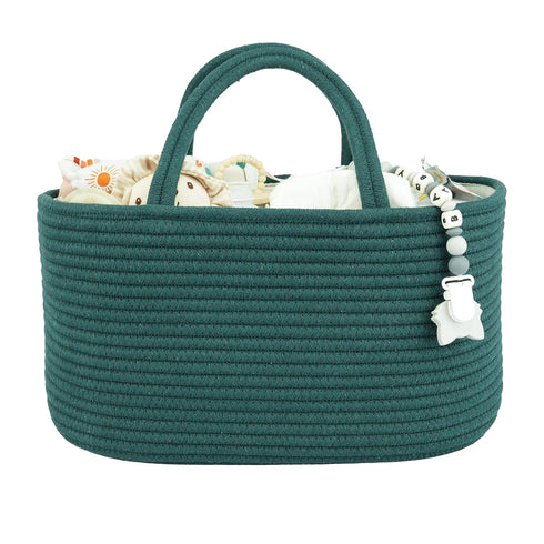 XUANGUO Large Baby Diaper Caddy Organizer for Girl Boy Rope Nursery Storage