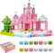 Behanluva 128PCS Magnetic Building Blocks Set, Magnetic Blocks for Girls, Magnet Tiles Cube
