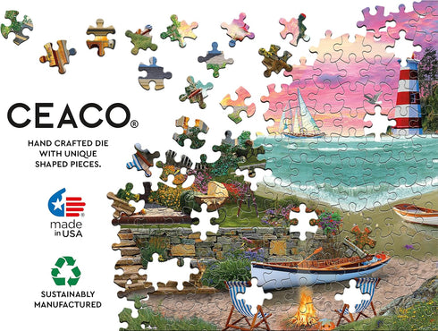 Ceaco - David MacLean - Heart Beach - 1000 Piece Jigsaw Puzzle