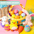 JOYIN 7 Pcs Plushies Playset for Easter Basket Stuffers Toys - Party Favors for Kids of All Ages