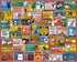 White Mountain 1000 Piece Jigsaw Puzzle Patriotic US Icons Collage Puzzles with