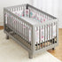 BreathableBaby Breathable Mesh Liner for Full-Size Cribs, Classic 3mm Mesh, Owl Fun Pink (Size 4FS)
