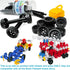 VIAHART Brain Flakes Tube-Go Set Add-On, 16 Wheels and 8 Axles, Build Cars and Trucks, Great STEM Toy
