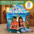W&O Dino Paradise Play Tent with Roar Button, Dinosaur Toys and LED Lights - Epic Pop Up Tent for Boys & Girls