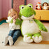 IKASA Large 30" Frog Stuffed Animal Plush Toy, Giant Cute Jumbo Soft Toy for Kids