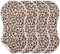 Mazeann Leopard Cheetah Print Burp Cloths Baby Boys Girls Absorbent Soft Cotton Burping
