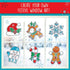 7 6+) Creativity for Kids Holiday Easy Sparkle Window Art Craft Kit: Create Window Art Designs, Holiday Crafts