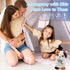 Hopearl Talking Kitty Plush Toy, Repeats What You Say, 7'' Interactive Cat Gift for Toddlers