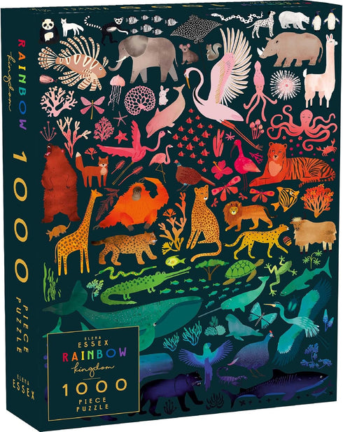 Elena Essex Puzzles for Adults - Rainbow Kingdom | 1000 Piece Puzzle