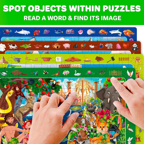 60 5-8 Set 4 4-6-10 5-7 QUOKKA Piece Kids Puzzles Ages - of Bible Jigsaw Puzzles for Kids Year Old - Tower of Babel
