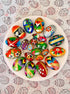 Importer AM Set 6 Polish Easter Hand Painted Wooden Eggs (Pisanki) Decorative Eggs for Easter of Medium Eggs