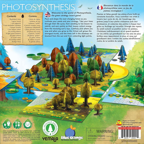 BLUE ORANGE GAMES Photosynthesis Board Game - Award Winning Family Strategy Game for 2 to 4 Players, Ages 8 & Up