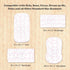 Bassinet Sheets Girl - 3-Pack Soft Fitted Organic Cotton Bassinet Sheets, Fits 32x16x4 Inch Mattresses