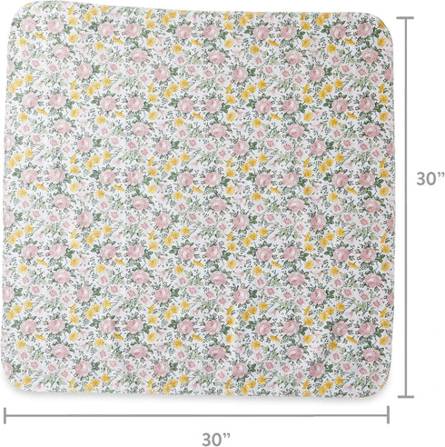 Generic 4-Piece Cotton Flannel Baby Receiving Blankets, Pink Soft Baby Blankets for Girls, Flannel Receiving Blankets.