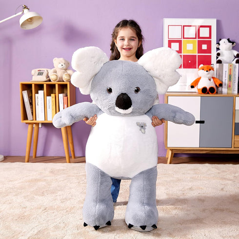 IKASA Large 30" Koala Stuffed Animal Plush Toy, Jumbo Cute Fluffy Plushie, Gifts for Kids