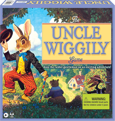 Winning Moves Uncle Wiggily Games USA, The Classic Child's First Reading Game, for 2 to 4 Players, Ages 4+