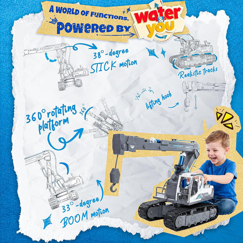134 8-12, 8+ SMILESSKIDDO Crane Truck Toy - PCS Hydraulic Science Kits for Kids Age Teenage Engineering Kit