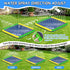 155"-110" 0.5mm Summer 3+ Splash Pad for Kids & Dogs, EPN Extra Large Non-Slip Sprinkler Splash Pad, Thickened PVC
