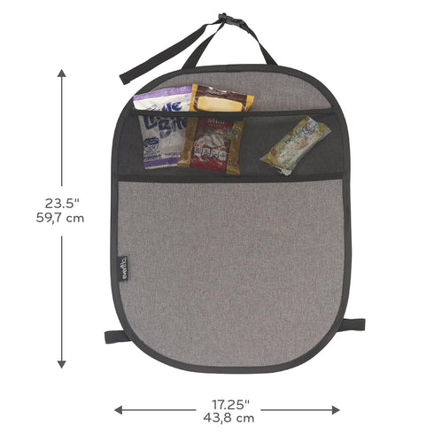 Evenflo Car Seat Kick Mat with Storage Pocket, Black