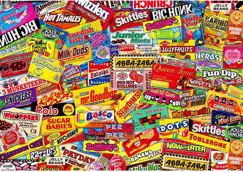 YINSHENG Jigsaw Puzzles for Adults 1000 Piece Crazy Candy, Educational Game Toys for Home Wall Decoration