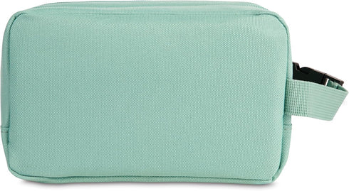 PackIt(R) Freezable Dual Compartment Snack Box, Sage, Insulated and Freezable with EcoFreeze(R) Technology, Buckle