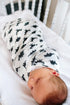 Copper Pearl Premium Knit Baby Swaddle Blanket - Dinos Wild