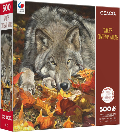 Ceaco Wolf's Contemplation - 500 Piece Jigsaw Puzzle