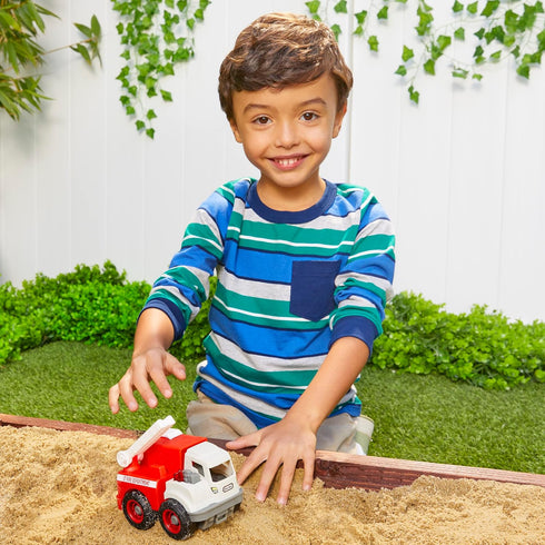 Little Tikes Dirt Diggers Mini Fire Truck, Multicolor Indoor Outdoor Toy Car for Kids 2+