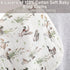 Hahafelt 4 100% 22'' 10" 2-in-1 Set Pcs Mallard Duck Baby Burp Cloths Cotton Absorbent & Soft Burping Cloth Large x