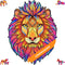 UNIDRAGON Original Wooden Jigsaw Puzzles - Mysterious Lion, 192 Pieces, Medium Size, Unique Gift Package