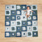 CHILDLIKE BEHAVIOR Baby Play Mat - 72x72-Inch Soft Foam Interlocking Tiles with