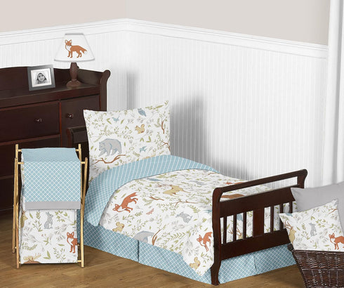 Tummy Sweet Jojo Designs Grey, Green and Brown Playmat Time Baby and Infant Play Mat for Woodland Animal Toile