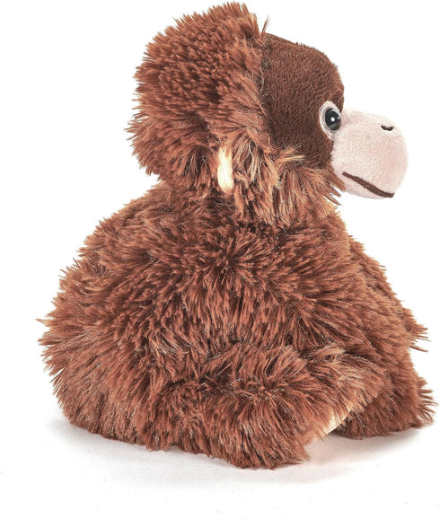 9 inches The Petting Zoo Female Orangutan Stuffed Animal Plushie, Gifts for Kids, Wild Onez Wildlife Animals, Orangutan