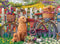 Ravensburger 15036 Cute Dogs in The Garden 500 Piece Puzzle for Adults - Unique Pieces with Softclick Technology