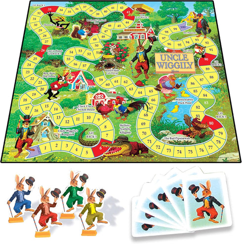 Winning Moves Uncle Wiggily Games USA - Classic Child's First Reading Game for 2 to 4 Players, Ages 4+