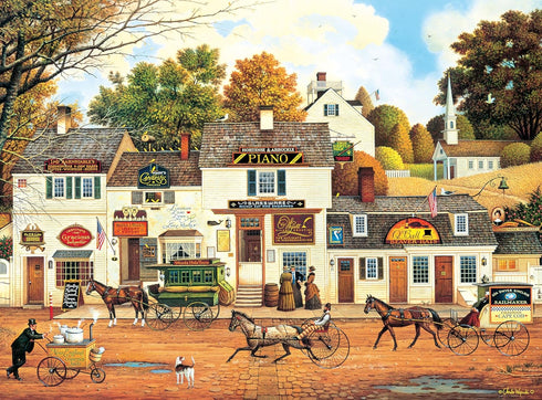Buffalo Games Charles Wysocki Olde Cape Cod 1000 Piece Jigsaw Puzzle for Adults - Finished Size 26.75 x 19.75